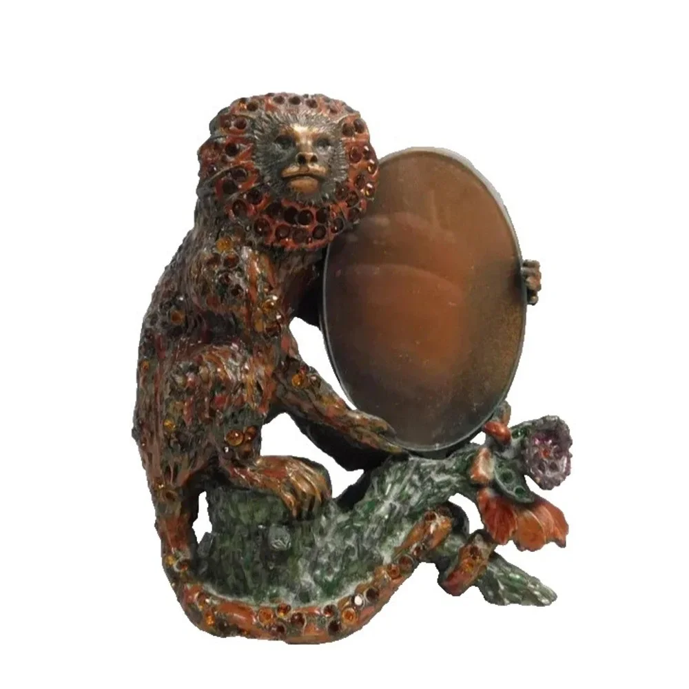 *RARE* Vintage JAY STRONGWATER Jeweled Monkey Picture Frame - NWOT
